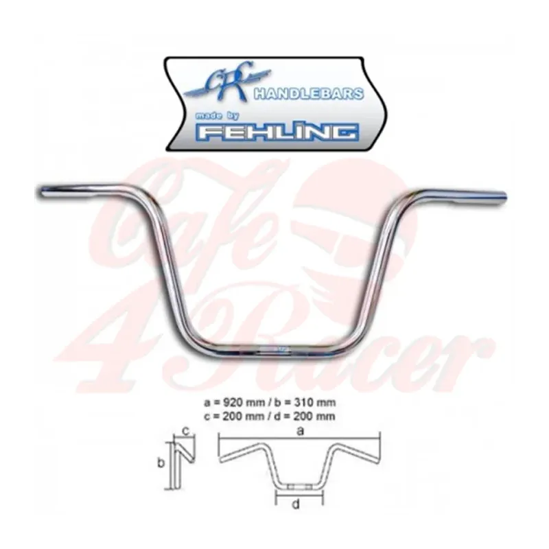cafe 4 racer - Fehling 1 "inch handlebar" Ape Hanger "(AHHD 2) - Fehling H&D & Custom  