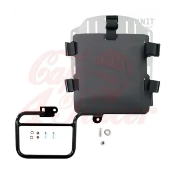 cafe 4 racer Side Pannier Canvas + Subframe K Series custom bike parts 