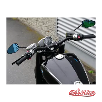 cafe 4 racer - SADA pro přestavbu řídítek BMW R18 se snížením 0410 Touring černá - WUNDERKIND Custom Body Parts 