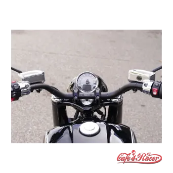 cafe 4 racer - Wunderkind BMW R18 KIT handlebar conversion with lowering 0410 Touring black - WUNDERKIND Custom Body Parts 
