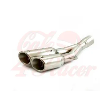 cafe 4 racer - TS Thunder Slash Stříbrný Pravý - Cafe4Racer Koncovky výfuku 