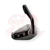cafe 4 racer - Wunderkind Bar end mirror housing silver arm black - WUNDERKIND Custom Bar end mirrors 