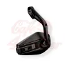 cafe 4 racer - Wunderkind Bar end mirror housing black 2Stripes arm black - WUNDERKIND Custom Bar end mirrors 
