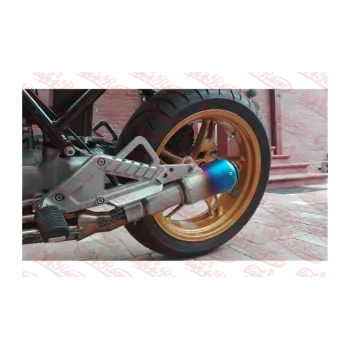 cafe 4 racer - GP style 03C blue - Cafe4Racer Mufflers 