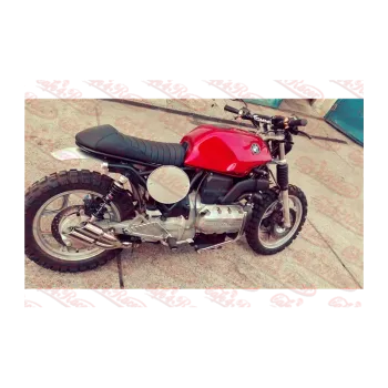 cafe 4 racer - TS Thunder Slash Silver right - Cafe4Racer Mufflers 