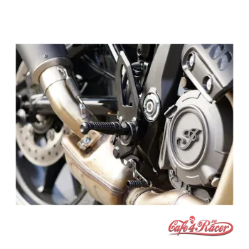cafe 4 racer - Wunderkind Indian FTR1200 footrest system SPORT adjustable - WUNDERKIND Custom INDIAN FTR 1200 