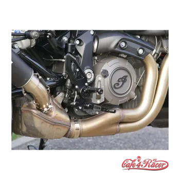 cafe 4 racer - Wunderkind Indian FTR1200 footrest system SPORT adjustable - WUNDERKIND Custom INDIAN FTR 1200 