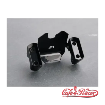 cafe 4 racer - Wunderkind Indian Scout Handlebar riser 30 mm with cover steering head - WUNDERKIND Custom INDIAN SCOUT BOBBER 