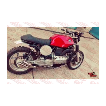 cafe 4 racer - Thunder Slash + pipe for BMW K75 right side - Cafe4Racer K75 exhaust parts 