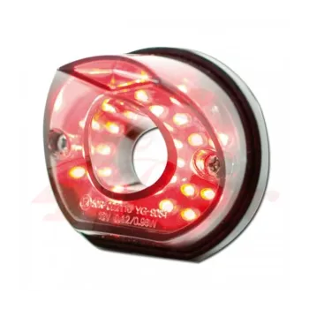 cafe 4 racer - LED taillight "Pipe" - HS MOTO Germany LED Rear lights 