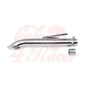 cafe 4 racer - Emgo 16" Slash Cut Chrome - EMGO Mufflers 