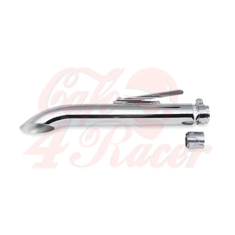 cafe 4 racer - Emgo 16" Slash Cut Chrome - EMGO Mufflers 