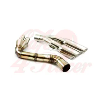 cafe 4 racer - BMW K100 right side pipe + Thunder Slash - Cafe4Racer K100 exhaust parts 