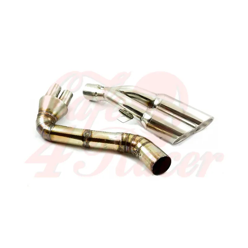 cafe 4 racer - BMW K100 right side pipe + Thunder Slash - Cafe4Racer K100 exhaust parts 