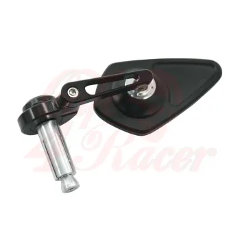 cafe 4 racer - Flat Design CNC Bar End Mirror Type 1 - Cafe4Racer Bar end mirrors 