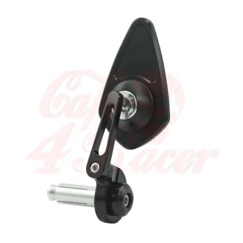 cafe 4 racer - Flat Design CNC Bar End Mirror Type 1 - Cafe4Racer Bar end mirrors 