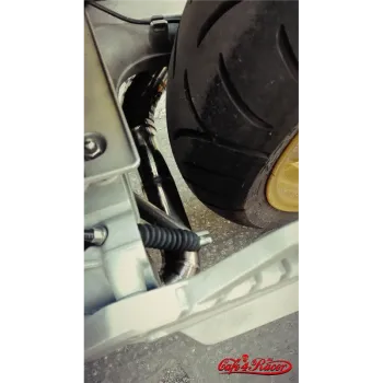 cafe 4 racer - Koleno výfuku Thunder Slash BMW K100 pravá strana - Cafe4Racer Výfukové díly pro K100 