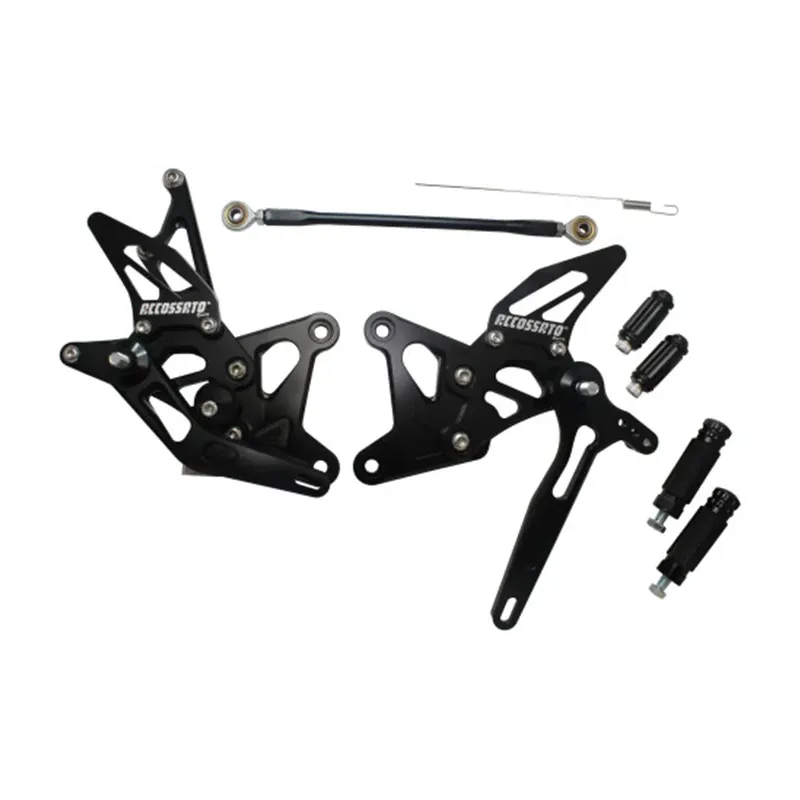 cafe 4 racer - Accossato Adjustable Racing Street Rearsets, Made in Aluminium, For Motorcycles - Accossato  Rearsets 