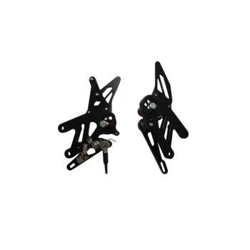 cafe 4 racer - Accossato Adjustable Racing Street Rearsets, Made in Aluminium, For Motorcycles - Accossato  Rearsets 