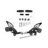 cafe 4 racer - Accossato Adjustable Racing Street Rearsets, Made in Aluminium, For Motorcycles - Accossato  Rearsets 