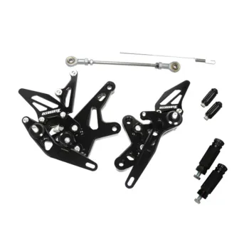 cafe 4 racer - Accossato Adjustable Racing Street Rearsets, Made in Aluminium, For Motorcycles - Accossato  Rearsets 