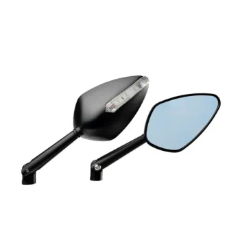 cafe 4 racer - Streamline mirror set. Chrome - MCS Standard mirrors 