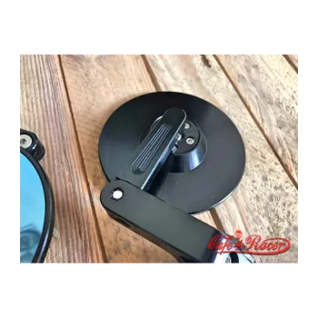 cafe 4 racer - Flat Design CNC Bar End Mirror Type 3 - Cafe4Racer Bar end mirrors 