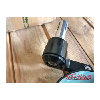 cafe 4 racer - Flat Design CNC Bar End Mirror Type 3 - Cafe4Racer Bar end mirrors 