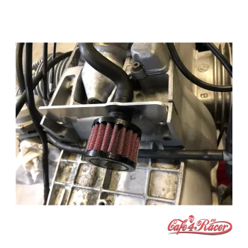 cafe 4 racer - BMW R2V B Engine breather filter DNA Round 16mm filter rubber top male round - DNA Air filters 