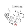cafe 4 racer - Kryt obložení chladiče BMW K75 levý - OEM part Boční kryty nádrže 46631453473