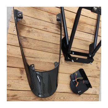 cafe 4 racer - Súprava SPORT CARBON complete monoseat pre BMW radu R s dvoma zadnými tlmičmi - Studiofibre KIT 