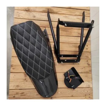 cafe 4 racer - Kompletní sada monosedaček SPORT CARBON pro BMW řady R se dvěma zadními tlumiči - Studiofibre KIT 