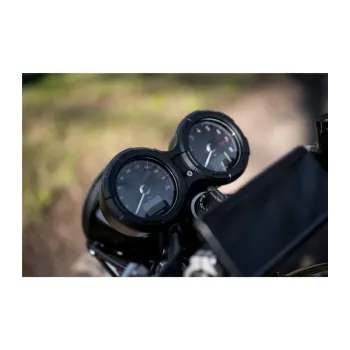 cafe 4 racer -  MOTONE The Peerless - Kryt tachometru - T120/T100/Speed Twin/Thruxton - černý - Motone Triumph Bonneville 