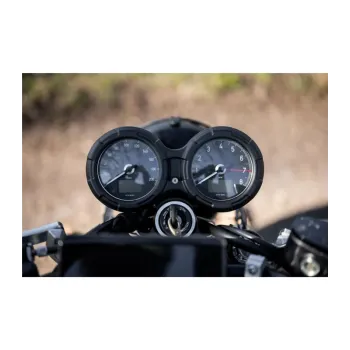 cafe 4 racer -  MOTONE The Peerless - Kryt tachometra - T120/T100/Speed Twin/Thruxton - čierny - Motone Triumph Bonneville 