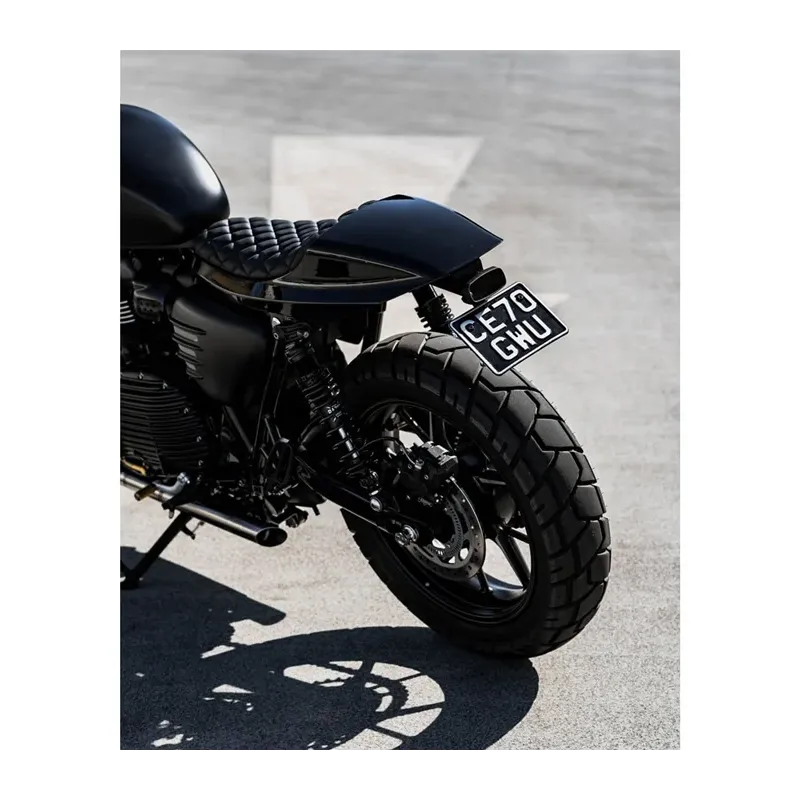cafe 4 racer - Motone   Street Tracker Seat - Black  Street Twin / Speed Twin 900 / Street Cup / Street Scrambler  /Scrambler 900 / T100 LC/T1 - Motone Triumph Bonneville 