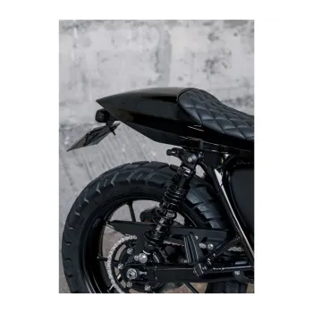 cafe 4 racer - Motone   Street Tracker Seat - Black  Street Twin / Speed Twin 900 / Street Cup / Street Scrambler  /Scrambler 900 / T100 LC/T1 - Motone Triumph Bonneville 