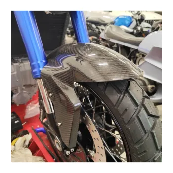cafe 4 racer - Přední blatník pro 1000RR 2009-2018  R9T Carbon pro USD vidlice - Cafe4Racer Karbonové díly 