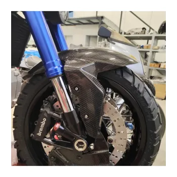 cafe 4 racer - Přední blatník pro 1000RR 2009-2018  R9T Carbon pro USD vidlice - Cafe4Racer Karbonové díly 