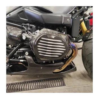 cafe 4 racer - Kryt hlavy válce motoru pro BMW R9T Carbon CNC černá - Cafe4Racer Karbonové díly 