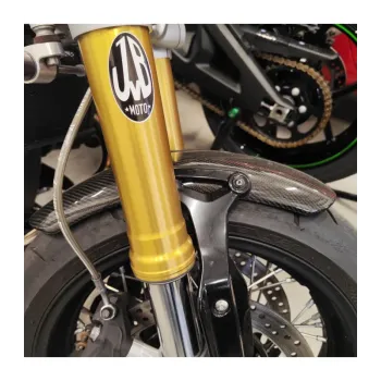 cafe 4 racer - Přední blatník pro BMW R9T Black Carbon pro USD vidlice - Cafe4Racer Karbonové díly 