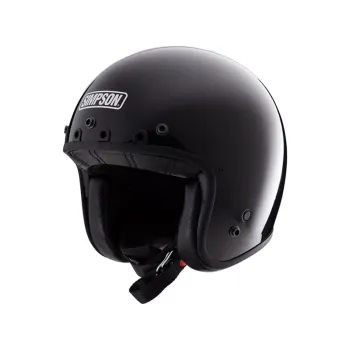 Přilba Simpson Chopper černá