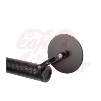 cafe 4 racer - Rukojeti Rebel černé Hliník 22 mm - Rebelmoto 22 mm & 7/8 inch 