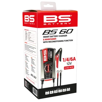 cafe 4 racer - Inteligentná nabíjačka batérií BS BATTERY BS60 Pro-Smart Battery Charger - BS Battery Nabíjačky 3564097005326