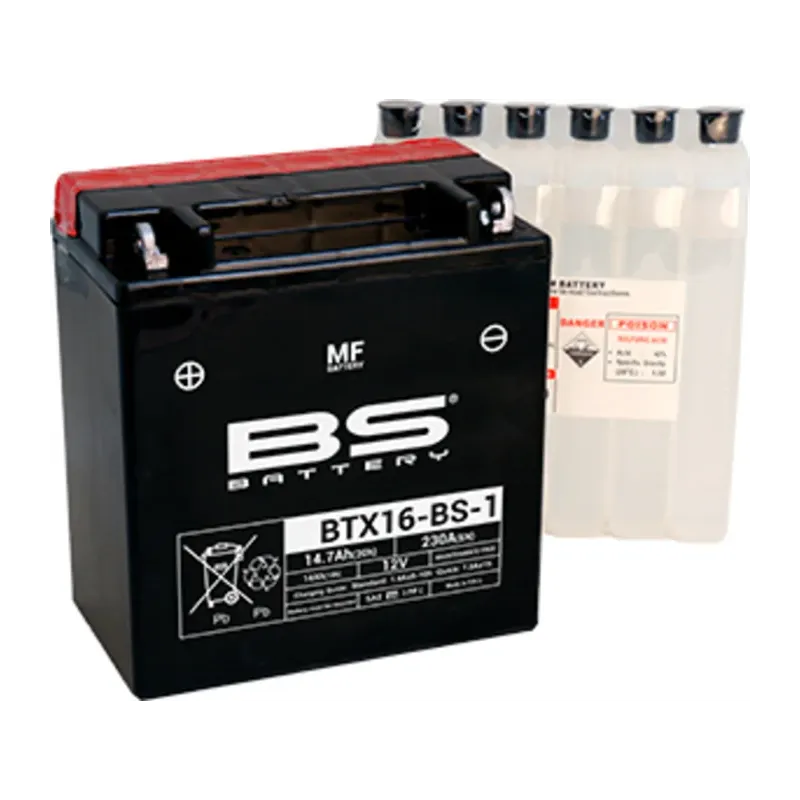 cafe 4 racer - BSBAT BATTERY BTX16-BS1 MF W/ ACID - BS Battery Lead-Acid Batteries 3661451001236