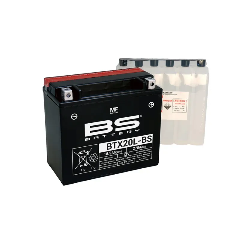 BSBAT BATTERY BTX20L-BS MF W/ ACID
