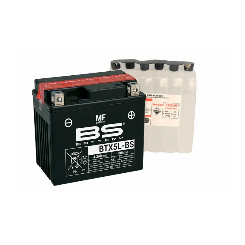 cafe 4 racer - BSBAT BATTERY BTX5L-BS MF W/ ACID - BS Battery Lead-Acid Batteries 3661451001182