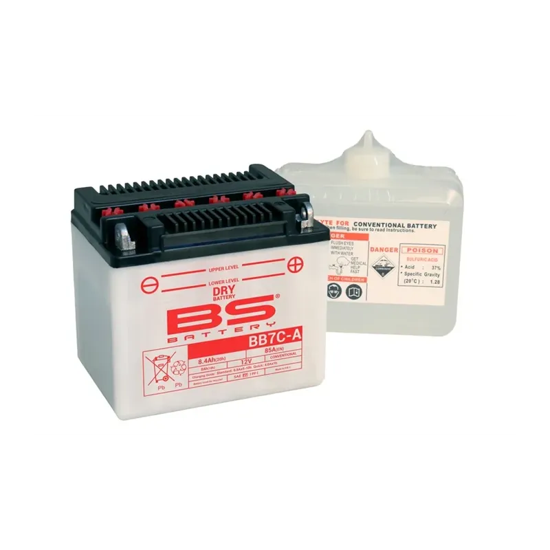 cafe 4 racer - BSBAT BATTERY BB7C-A CONV W/ ACID - BS Battery Lead-Acid Batteries 3661453105932