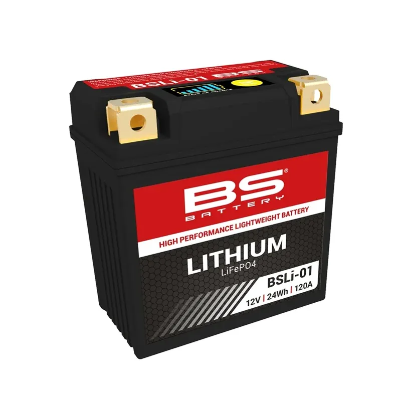 cafe 4 racer - BS-Battery Lithium Battery 12V / 24Wh / 140CCA BSLi-01 - BS Battery Lithium batteries 3564093601010