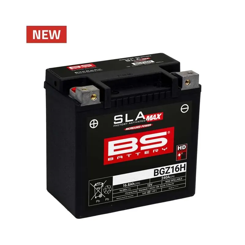 cafe 4 racer - BSBAT BATTERY BGZ16H FA MAX - BS Battery AGM Batteries 3564093009311