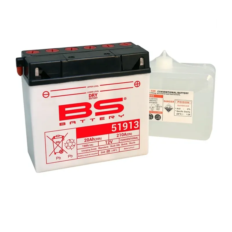 cafe 4 racer - BATÉRIA BSBAT 51913 CONV W/ ACID - BS Battery Olovené Batérie 3661451003513